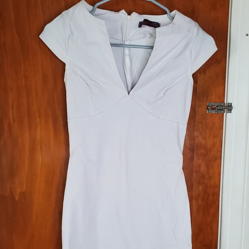 White Pencil Dress